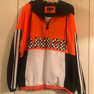 Rue 21 Neon Orange Hoodie